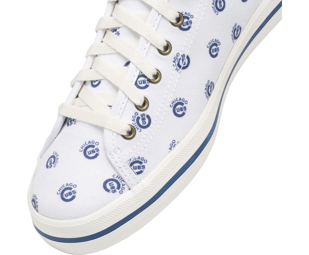 Womens Keds Sneakers - Kickstart MLB® - White/Blue - 9781-GIJSC